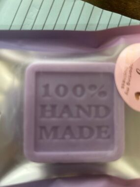 Handmade Lavender Soap Bar - Purple